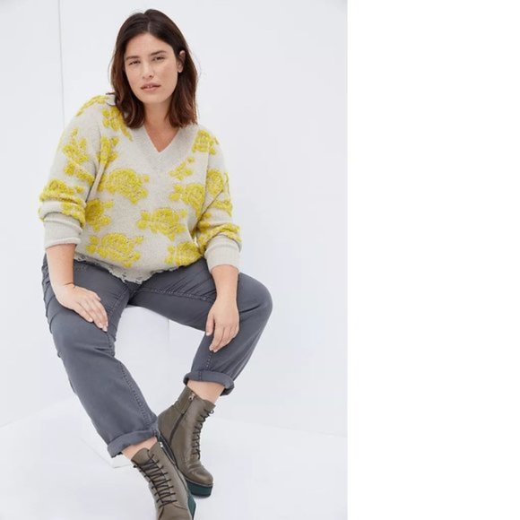 Anthropologie Lucila pullover floral Sweater NEW with tag XS - Picture 7 of 13